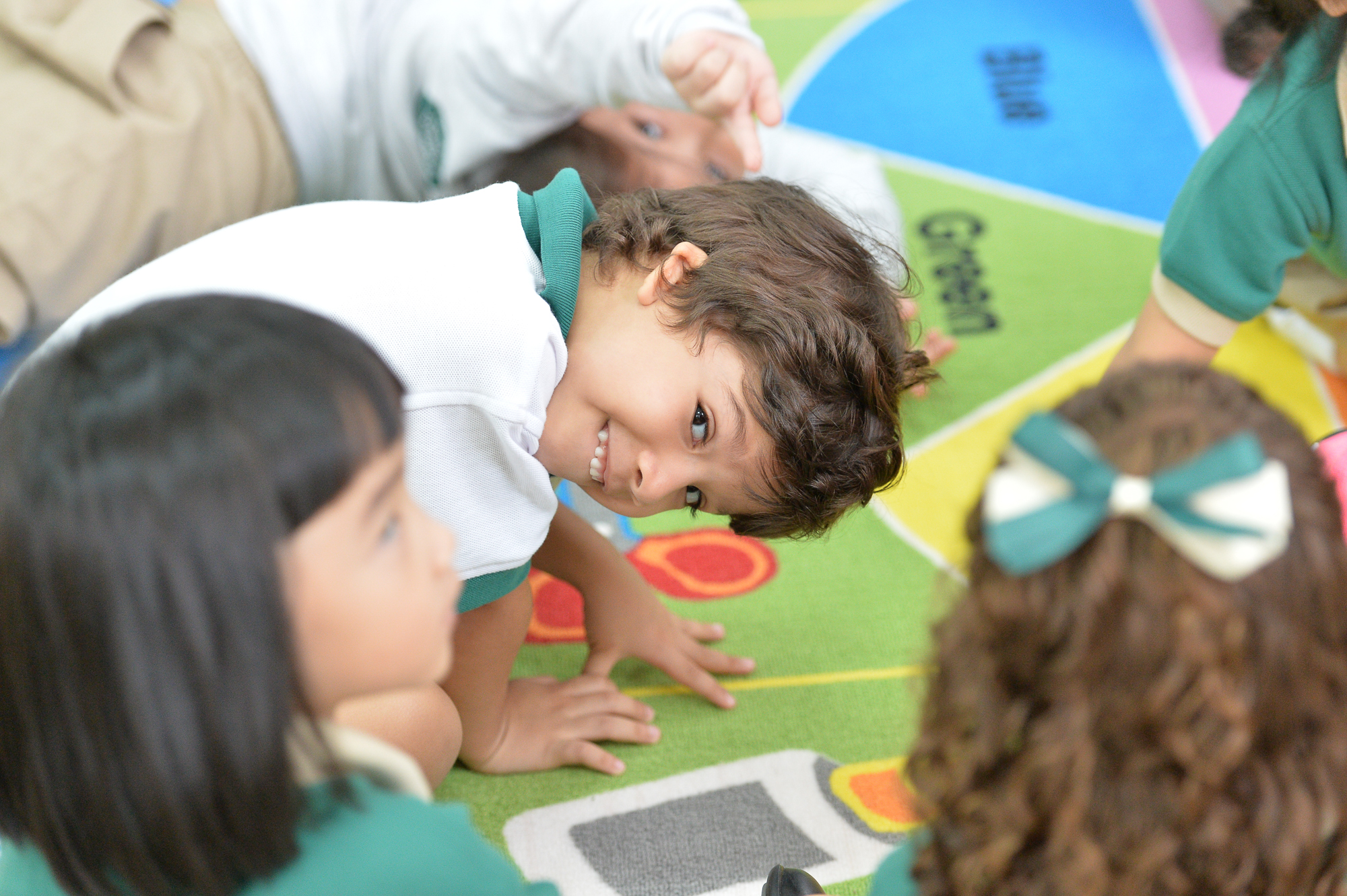 Students playing