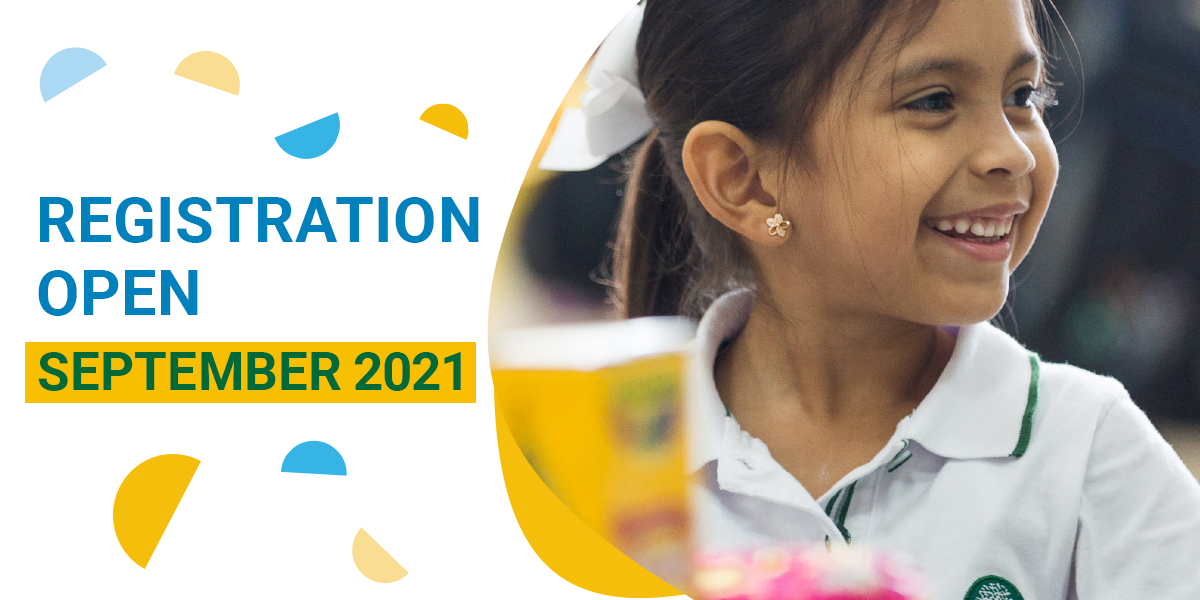 Registration open September 2021